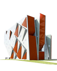 Building in the New Campus of the New University of Economics, Vienna