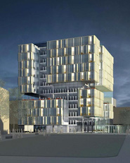 Ersatzneubau Bibliothek und Rotationsgebäude für Lehre und Forschung als Neues Gesicht zur Stadt, Universität Duisburg-Essen