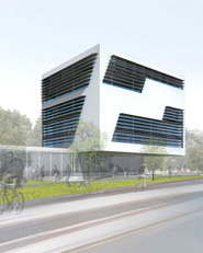 Neubau "Kompetenzzentrum-Mobilität" der Fachhochschule Aachen