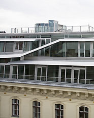 New roof top element Nibelungengasse