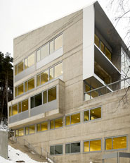 Building for the underground laboratory. Canfranc. Huesca