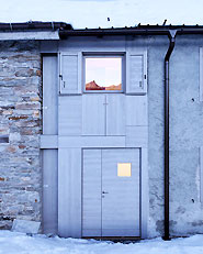 A wardrobe in the landscape