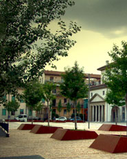 piazza Pirola . emergenze di suolo