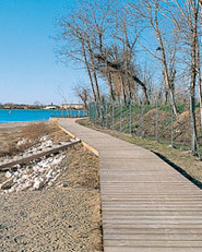 Terminal, darsene, strade e cavane nell’isola di Sant’Erasmo