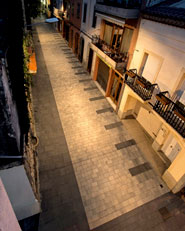 Plaza y calle en Vilassar de Mar