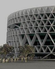 Edificio De Lo Civil. Campus De La Justicia De Madrid