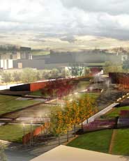 Parco urbano e centro città. Avigliana