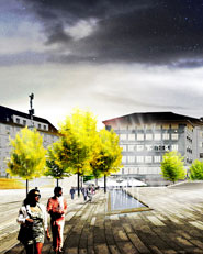 Concept design for the Basel city center