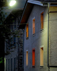 Una casa dal cuore luminoso.