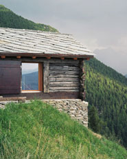Shelter in the Swiss Alps