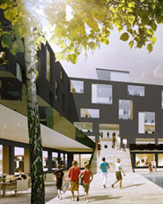 Wimmer Medien Businness Centre and Urban Development in Linz