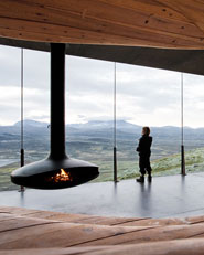 Tverrfjellhytta. Norwegian Wild Reindeer Centre Pavilion 