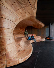 Tverrfjellhytta. Norwegian Wild Reindeer Centre Pavilion 
