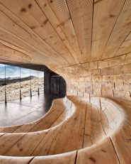 Tverrfjellhytta. Norwegian Wild Reindeer Centre Pavilion 