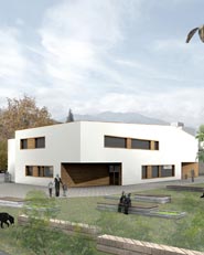 Nuova costruzione scuola materna e sala prove musica Sluderno