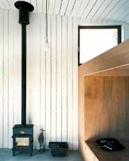 Oyster farm hangar and temporary dwelling