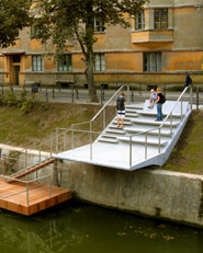 Preureditve nabrežij in mostovi na Ljubljanici