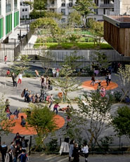 Aménagement des terrains Maître Jacques, groupe scolaire, gymnase et jardin public