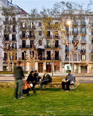 Remodelling of Passeig de St Joan boulevard