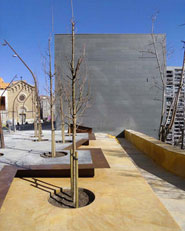 Renewal and extension of Montserrat square