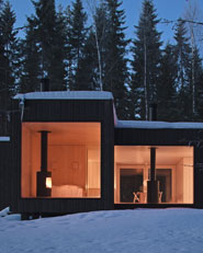 Four-cornered villa