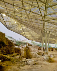 Deck over a roman site in Cartagena