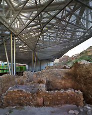 Deck over a roman site in Cartagena