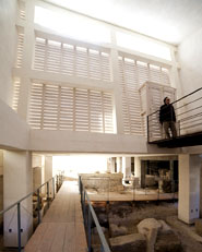 Padiglione di accesso agli scavi dell'Artemision di Siracusa