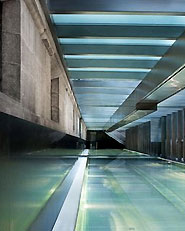 Swimming pool / terrace addition to a historic building