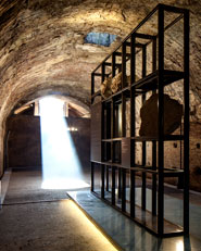 Allestimento permanente degli elementi architettonici delle Terme di Caracalla