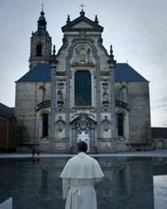 Courtyard of Averbode Abbey