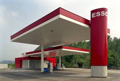 Schema impianto distribuzione carburanti