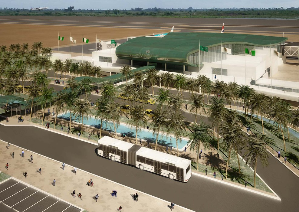 Design of the new Uyo Airport terminal
