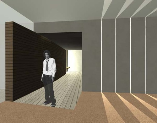 di luce sulle pareti