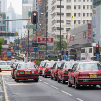 Taxis-in-Hong-Kong