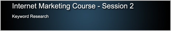 Internet Marketing Course 2
