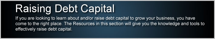 Raising Debt Capital