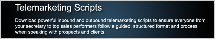 Telemarketing Scripts 