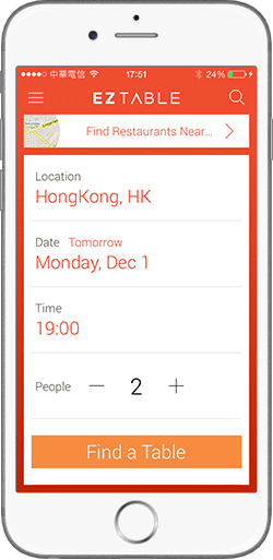 EZTABLE APP