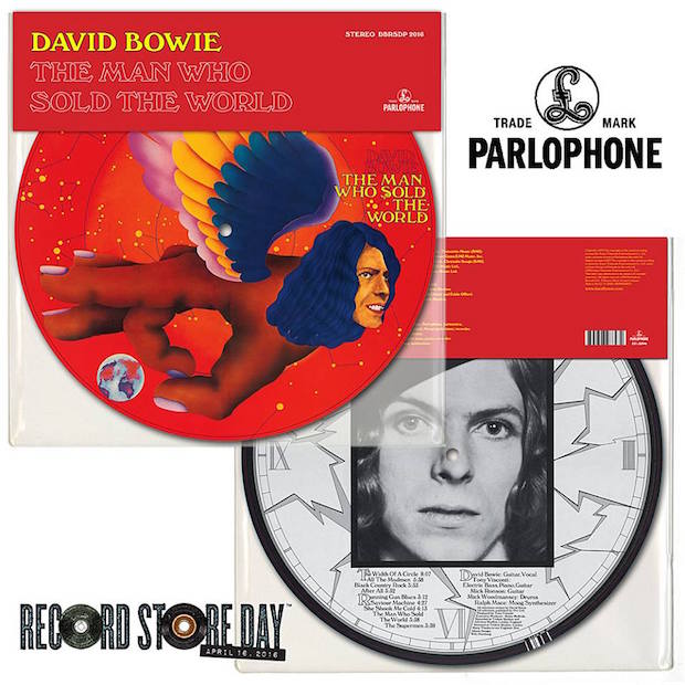 David Bowie receives picture disc reissues for Record Store Day