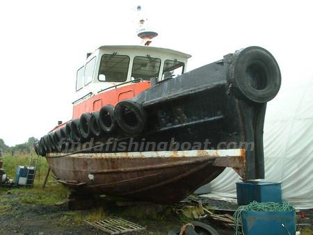 damen type tutch harbour push tug Boat for sale at findafishingboat Click to enlarge