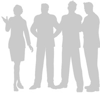 group-of-4-silhouette