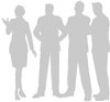 group-of-4-silhouette