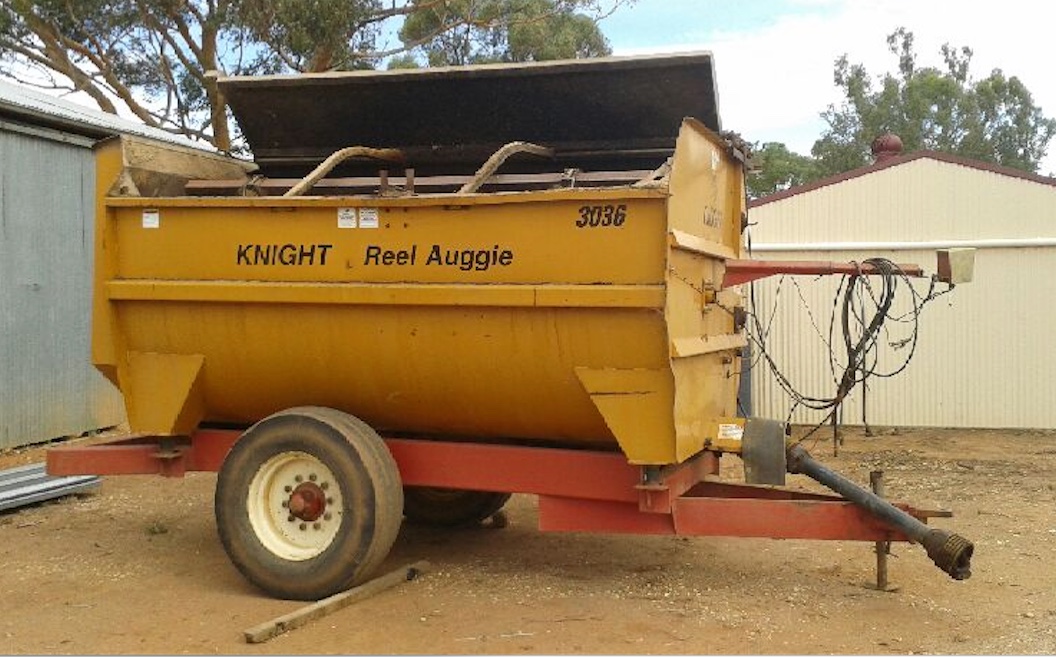 Knight Feed Mixer in good condition with Scales For Sale