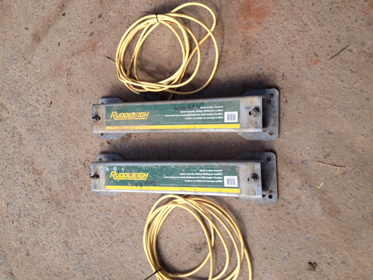 Load bars 2000kg for Ruddweigh/Gallagher Sheep Crate Livestock