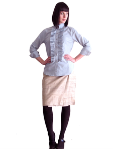 High Waist Embellished Jaya Wrap Skirt
