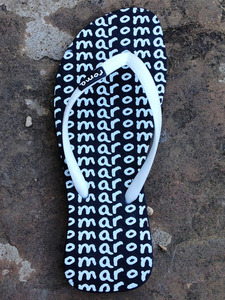 White Flip Flops