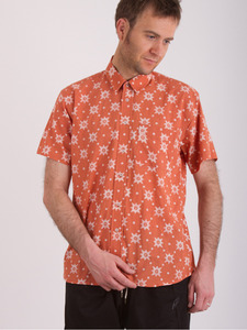 Print Button Down Shirt 