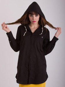 Print Shirt with Hood