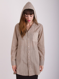 Print Shirt with Hood